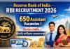 ବ୍ୟାଙ୍କ ଚାକିରି ଆଶାୟୀଙ୍କ ପାଇଁ ଖୁସି ଖବର: RBIରେ ୬୫୦ ଆସିଷ୍ଟାଣ୍ଟ ପଦବୀ ପାଇଁ ବିଜ୍ଞପ୍ତି ପ୍ରକାଶ, ଜାଣନ୍ତୁ କିପରି କରିବେ ଆବେଦନ