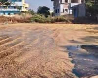 ପିଏଚଡି ପାଇପ ଫାଟିଯିବାରୁ ପାଣିରେ ଭିଜି ନଷ୍ଟ ହୋଇଗଲା ବସ୍ତା ବସ୍ତା ଧାନ, ଚିନ୍ତାରେ ଚାଷୀ