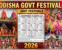 Odisha Govt Festivals, Public Holidays 2026