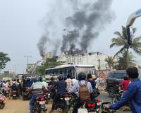 ଭୁବନେଶ୍ୱର ସୁପରମାର୍ଟରେ ଭୟାଭହ ଅଗ୍ନିକାଣ୍ଡ , ଗତ ରାତିରୁ ଜଳୁଥିବା ନିଆଁ ଏବେ ବି  ଆସିନି ଆୟତ୍ତକୁ