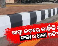 ରାସ୍ତା କଡ଼ରେ ଥିବା ପଥରରେ କାହିଁକି ଥାଏ କଳା ଓ ଧଳା ରଙ୍ଗ? ଜାଣନ୍ତୁ ଏହା ପଛର ପ୍ରକୃତ କାରଣ