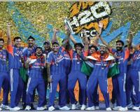 ଭାରତ ଟି-୨୦ ବିଶ୍ୱକପ ଚମ୍ପିଅନ୍: ଫାଇନାଲରେ ନ୍ୟୁଜିଲାଣ୍ଡକୁ ୯୬ ରନ୍‌ରେ ହରାଇ ଟାଇଟଲ ହାତେଇଲା ଟିମ୍ ଇଣ୍ଡିଆ 