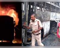 ଅଳ୍ପକେ ବର୍ତ୍ତିଲେ ଚିତ୍ରକୋଣ୍ଡା ବିଧାୟକ ମଙ୍ଗୁ ଖିଲ: ଆନ୍ଧ୍ରପ୍ରଦେଶରେ ହୁ ହୁ ହୋଇ ଜଳିଗଲା ଯାତ୍ରୀବାହୀ ବସ୍