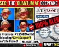 ସାବଧାନ! ‘କ୍ୱାଣ୍ଟମ ଏଆଇ’ ନାମରେ ଚାଲିଛି ବଡ଼ ଠକେଇ: ସଚିନ ତେନ୍ଦୁଲକର, ଅର୍ଥମନ୍ତ୍ରୀ ଓ ନାରାୟଣ ମୂର୍ତ୍ତିଙ୍କ ଡିପଫେକ୍ ଭିଡିଓ ବ୍ୟବହାର କରି ଲୁଟୁଛନ୍ତି ସାଇବର ଅପରାଧୀ