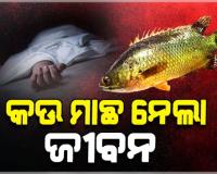 ମାଛ ଧରିବା ସମୟରେ ପାଟିରେ ପଶିଗଲା କଉ ମାଛ, ଚାଲିଗଲା ଯୁବକଙ୍କ ଜୀବନ 