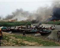 ଚିଲିକା ନଳବଣରେ ଭୟାବହ ଅଗ୍ନିକାଣ୍ଡ: ୬ ଦିନ ହେଲା ଜଳୁଛି ନିଆଁ, ବିଦେଶାଗତ ପକ୍ଷୀଙ୍କ ଜୀବନ ସଙ୍କଟରେ