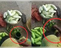 ରେଳ ଷ୍ଟେସନରେ କାକୁଡ଼ିରେ ସବୁଜ ରଙ୍ଗ ଦେଉଛନ୍ତି ମହିଳା ଦେଖନ୍ତୁ ଭାଇରାଲ୍ ଭିଡିଓ