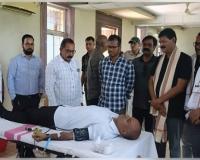 ସାମ୍ବାଦିକ ସ୍ୱର୍ଗତଃ ଅମରେନ୍ଦ୍ରଲାଲଙ୍କ ସ୍ମୃତିରେ ରକ୍ତଦାନ ଶିବିର ଅନୁଷ୍ଠିତ, ୫୪ ୟୁନିଟ୍ ରକ୍ତ ସଂଗୃହୀତ