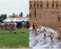 ବିଶ୍ୱପ୍ରସିଦ୍ଧ ଘୋଷଯାତ୍ରାରେ ଶୃଙ୍ଖଳିତ ରଥଟଣା ଓ ପର୍ଯ୍ୟଟକଙ୍କ ସୁରକ୍ଷା ପାଇଁ ପୁରୀରେ ପୋଲିସ ବିଭାଗ ଏବଂ ଲାଇଫଗାର୍ଡଙ୍କ ମକ୍ ଡ୍ରିଲ୍