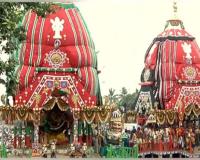 ପୁରୀ ରଥଯାତ୍ରା: ଗୁଣ୍ଡିଚା ମନ୍ଦିର ନିକଟ ଶରଧାବାଲିରେ ପହଞ୍ଚିଲା ତାଳଧ୍ୱଜ ଓ ଦର୍ପଦଳନ ରଥ