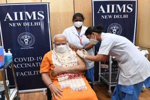 ଦିଲ୍ଲୀ ଏମ୍ସରେ ଦ୍ବିତୀୟ ଡୋଜ କରୋନା ଟିକା ନେଲେ ପ୍ରଧାନମନ୍ତ୍ରୀ ନରେନ୍ଦ୍ର ମୋଦୀ