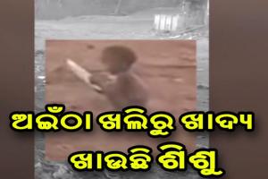 ଭୋକର ବିକଳ ଦୃଶ୍ଯ: ଭୋଜି ପରେ ପଡ଼ିଥିବା ଅଇଁଠା ଖଲିରୁ ଖାଦ୍ଯ ସଂଗ୍ରହ କରୁଛି ଶିଶୁ, ବିଡିଓଙ୍କ ତଦନ୍ତ ନିର୍ଦ୍ଦେଶ
