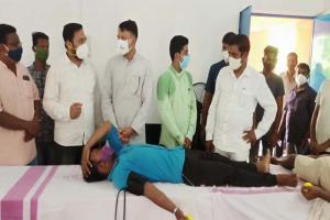 ବିପତ୍ତି କାଳରେ ବିଜୁ ଯୁବ ଜନତା ଦଳ ପକ୍ଷରୁ ରକ୍ତଦାନ ଶିବିର ଅନୁଷ୍ଠିତ