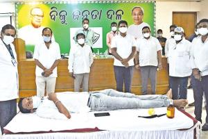 ବିଜୁ ଛାତ୍ର ଜନତା ଦଳ ପକ୍ଷରୁ ସପ୍ତାହବ୍ୟାପୀ ରକ୍ତଦାନ ଶିବିର