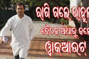 ସୀମା ବିବାଦ ଉପରେ ଆଲୋଚନା ପାଇଁ ମିଳିଲାନି ଅନୁମତି, ସଂସଦୀୟ ପ୍ରତିରକ୍ଷା କମିଟି ବୈଠକରୁ ଅଧାରୁ ଉଠି ଚାଲିଗଲେ ରାହୁଲ ଗାନ୍ଧୀ