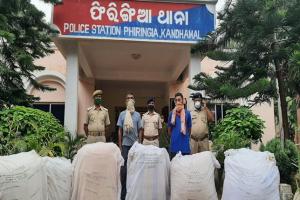 ୩ କୁଇଣ୍ଟାଲ ଗଞ୍ଜେଇ ଜବତ: ୨ ଗିରଫ