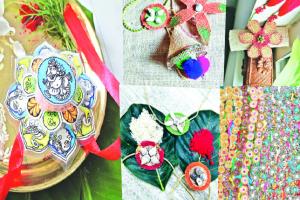 ରାକ୍ଷୀରେ ପ୍ଲାଷ୍ଟିକ୍‍ ସଚେତନତା, ମନ ଜିଣୁଛି  ବିହନରେ ପ୍ରସ୍ତୁତ ରାକ୍ଷୀ