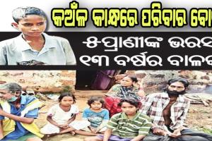 କଅଁଳ କାନ୍ଧରେ ପରିବାର ବୋଝ: ପିଲାମାନେ ଅନଲାଇନରେ ପାଠ ପଢୁଥିବା ବେଳେ ଖାଦ୍ୟ ମୁଠାଏ ପାଇଁ ଚନ୍ଦନଙ୍କ ସଙ୍ଘର୍ଷ