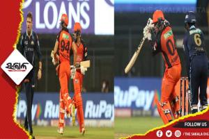 ଆଇପିଏଲ ୨୦୨୨: ଗୁଜରାଟ ଟାଇଟନ୍ସକୁ ୧୯୬ ରନର ଟାର୍ଗେଟ ଦେଲା ସନରାଇଜର୍ସ ହାଇଦ୍ରାବାଦ