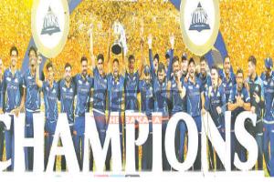 ପଦାର୍ପଣରେ ବାଜିମାତ: ଟାଇଟନ୍ସକୁ ଟାଇଟଲ୍‍, ଛକା ମାରି ଜିତାଇଲେ ଗିଲ୍‍