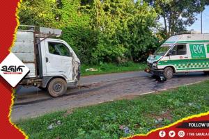 ୧୦୮ ଆମ୍ବୁଲାନ୍ସ ଓ ଟାଟା ଏସି ଗାଡି ମୁହାଁ ମୁହିଁ ଧକ୍କା ,୨ ଚାଳକ ଆହତ