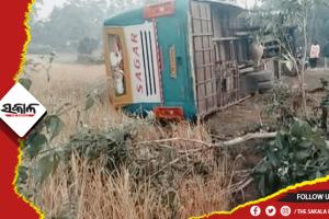 ଭୁବନେଶ୍ୱର-ଝାଡ଼ଖଣ୍ଡ ଯାତ୍ରୀବାହୀ ବସ ଦୁର୍ଘଟଣାଗ୍ରସ୍ତ, ୮ ଆହତ