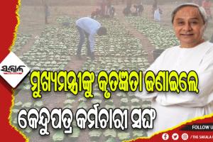 କେନ୍ଦୁପତ୍ର କର୍ମଚାରୀ ଓ ଶ୍ରମିକଙ୍କ ଦାବି ପୂରଣ କରିଥିବାରୁ ମୁଖ୍ୟମନ୍ତ୍ରୀଙ୍କୁ କୃତଜ୍ଞତା ଜଣାଇଲା ସଙ୍ଘ