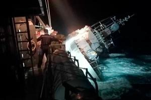 ସାମୁଦ୍ରିକ ଝଡ଼ ହେଲା କାଳ; ସମୁଦ୍ରରେ ବୁଡ଼ିଗଲା ଥାଇଲାଣ୍ଡ ନୌସେନାର ଯୁଦ୍ଧ ଜାହାଜ, ୩୧ ନିଖୋଜ