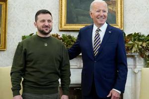 ହ୍ବାଇଟ୍‌ ହାଉସ୍‌ରେ ୟୁକ୍ରେନ୍ ରାଷ୍ଟ୍ରପତି ଭୋଲୋଡିମିର୍‌ ଜେଲେନ୍‌ସ୍କି