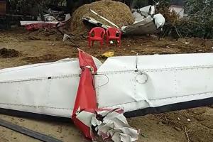 ମନ୍ଦିରରେ ଧକ୍କା ହୋଇ କ୍ରାସ ହେଲା ପ୍ରଶିକ୍ଷଣ ବିମାନ; ପାଇଲଟ୍‌ ମୃତ, ଜଣେ ଆହତ