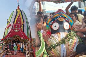 କେନ୍ଦୁଝରରେ ପହଣ୍ଡି ଶେଷ, ଚତୁର୍ଦ୍ଧା ମୂର୍ତ୍ତୀ ହେଲେ ରଠାରୁଢ଼, ଆଉ ଅଳ୍ପ ସମୟ ପରେ ରଥଟଣା