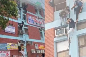 ଦିଲ୍ଲୀ ମୁଖାର୍ଜୀ ନଗର କୋଚିଂ ସେଣ୍ଟରରେ ଭୟାବହ ଅଗ୍ନିକାଣ୍ଡ, ଜୀବନ ବିକଳରେ ଝରକା ଦେଇ ତଳକୁ ଡେଇଁଲେ ବିଦ୍ୟାର୍ଥୀ