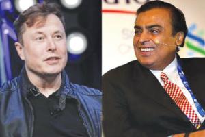 ସାଟେଲାଇଟ୍‌ ସ୍ପେକ୍‌ଟ୍ରମ୍‌ ପାଇଁ ମସ୍କ-ଅମ୍ବାନୀ ଲଢ଼େଇ