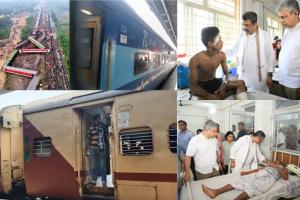 ରେଳ ଦୁର୍ଘଟଣାଗ୍ରସ୍ତଙ୍କୁ ଡାକ୍ତରଖାନାରେ ଭେଟିଲେ ରେଳମନ୍ତ୍ରୀ ଓ ଶିକ୍ଷାମନ୍ତ୍ରୀ