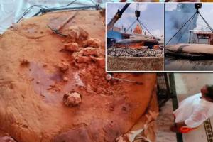 ବିଶ୍ବର ସବୁଠାରୁ ବଡ଼: ୨୦ ଘଣ୍ଟାରେ ପ୍ରସ୍ତୁତ ହେଲା ୨୭୦୦ କେଜିର ରୁଟି