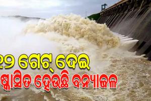 ହୀରାକୁଦରେ ଖୋଲିଲା ଆଉ ୫ଟି ଗେଟ୍‌, ମୋଟ ୧୨ଟି ଗେଟ୍ ଦେଇ ନିଷ୍କାସିତ ହେଉଛି ବନ୍ୟାଜଳ