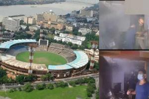 ଇଡ଼େନ ଗାର୍ଡେନ କ୍ରିକେଟ ଖେଳ ପଡିଆର ଡ୍ରେସିଙ୍ଗ ରୁମରେ ଅଗ୍ନିକାଣ୍ଡ