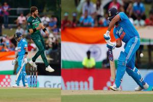 ରୋହିତ-କୋହଲିଙ୍କ ଷ୍ଟମ୍ପ ଉଡ଼ାଇଦେଲେ ଆଫ୍ରିଦୀ, ପାକିସ୍ତାନୀ ଫାଷ୍ଟ ବୋଲରଙ୍କ ଆଗରେ ସଂଘର୍ଷ କରୁଛନ୍ତି ଭାରତୀୟ ବ୍ୟାଟର