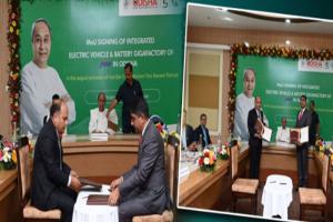 ଓଡିଶା ହେବ ଇଭି ହବ୍‌: ରାଜ୍ୟ ସରକାର ଓ ଜେଏସଡବ୍ଲୁ ମଧ୍ୟରେ ଏମଓୟୁ ସ୍ୱାକ୍ଷରିତ