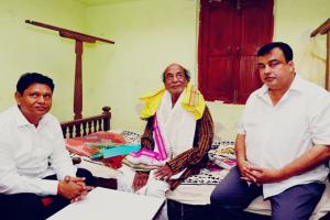 ପଦ୍ମଶ୍ରୀ ବିନୋଦ ପଶାୟତଙ୍କୁ ଭେଟିଲେ ପ୍ରଣବ ଓ ରୋହିତ