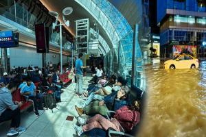 ପ୍ରବଳ ବର୍ଷାରେ ଜଳମଗ୍ନ ହେଲା ଦୁବାଇ ସହର, ବାତିଲ ହେଲା ଭାରତ-ଦୁବାଇ ମଧ୍ୟରେ ୨୮ ବିମାନ