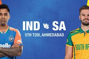 IND vs SA 5th T20:  ଆଜି ଭାରତ-ଦକ୍ଷିଣ ଆଫ୍ରିକା ଶେଷ ଟି-୨୦, ସିରିଜ ହାତେଇବା ଲକ୍ଷ୍ୟରେ ଭାରତ...