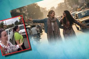 ଭାରତୀୟ ଷ୍ଟାଇଲରେ ରାସ୍ତା ପାର ହେଲେ ରୁଷୀୟ ଯୁବତୀ, ଭାଇରାଲ ହେଲା ଭିଡିଓ