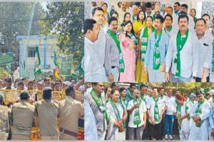 ଆର୍‌ଡିସି କାର୍ଯ୍ୟାଳୟ ଆଗରେ ବିଜେଡିର ଗର୍ଜନ: ‘ଚାଷ କଲେ ବିକ୍ରି ନାହିଁ, ପାଠ ପଢ଼ିଲେ ଚାକିରି ନାହିଁ’