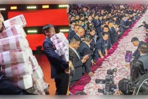 ବସ୍ ହେଲେ ଏମିତି! ଟେବୁଲ୍ ଉପରେ ବିଛାଇଦେଲେ କୋଟି କୋଟି ଟଙ୍କା, କର୍ମଚାରୀଙ୍କୁ କହିଲେ- ‘ଯେତିକି ଗଣିବ ସେତିକି ତୁମର’