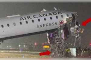 ନ୍ୟୁୟର୍କର ଲା ଗାର୍ଡିଆ ବିମାନବନ୍ଦରରେ ବଡ଼ ଦୁର୍ଘଟଣା: ଏୟାର କାନାଡା ବିମାନ ସହ ଅଗ୍ନିଶମ ଗାଡ଼ିର ଧକ୍କା, ଏକାଧିକ ଆହତ