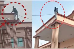 ଜୀବନ ହାରିବାକୁ ଥାନା ଉପରେ ଚଢିଗଲେ ନିଶାଶକ୍ତ ଯୁବକ, ଗୁରୁତର ଅବସ୍ଥାରେ ମେଡିକାଲରେ ଭର୍ତ୍ତି 