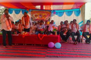 ସାନସୀମା ସରକାରୀ ଉଚ୍ଚ ବିଦ୍ୟାଳୟର ପ୍ରଧାନଶିକ୍ଷକଙ୍କୁ ଭାବବିହ୍ୱଳ ବିଦାୟ ସମ୍ବର୍ଦ୍ଧନା