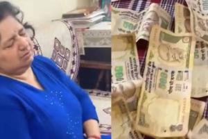 ସ୍ୱାମୀଙ୍କ ଅଜାଣତରେ ଲୁଚାଇଥିଲେ ଟଙ୍କା, ୯ ବର୍ଷ ପରେ ମିଳିଲା ପୁରୁଣା ୫୦୦ ଓ ୧୦୦୦ ନୋଟ୍; ଭିଡିଓ ଦେଖିଲେ ହସିବେ