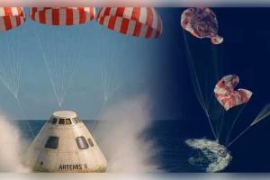 ସୁରକ୍ଷିତ ଭାବେ ପୃଥିବୀକୁ ଫେରିଲା 'ଆର୍ଟେମିସ୍-୨': ୧୦ ଦିନର ଚନ୍ଦ୍ର ଅଭିଯାନ ପରେ ପ୍ରଶାନ୍ତ ମହାସାଗରରେ ସଫଳ ଅବତରଣ